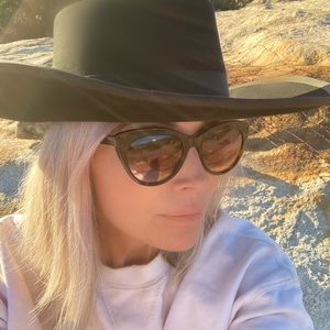 Stetson hat jet black vintage